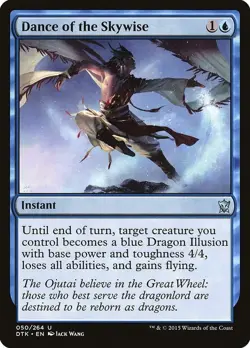 MTG Dance of the Skywise - Dragons of Tarkir (DTK) LP UC #50 - Image 1