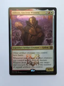 MTG Alibou, Ancient Witness (C21) Commander 2021 Foil Mythic 007/081 - Image 1