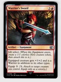 Magic the Gathering | MTG, regular, Warrior's Sword, No.169, C - Image 1