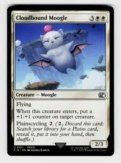 Magic the Gathering | MTG, regular, Cloudbound Moogle, No.11, C - Image 1
