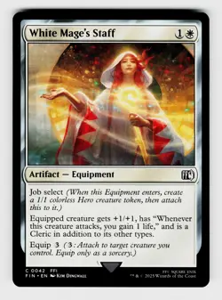 Magic the Gathering | MTG, regular, White Mage's Staff, No.42, C - Image 1