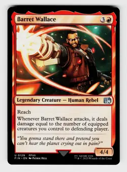 Magic the Gathering | MTG, regular, Barret Wallace, No.129, U - Image 1