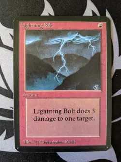 Lightning Bolt ~ Alpha [Near Mint][Magic MTG] - Image 1