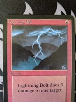 Lightning Bolt ~ Alpha [Near Mint][Magic MTG] - Image 2