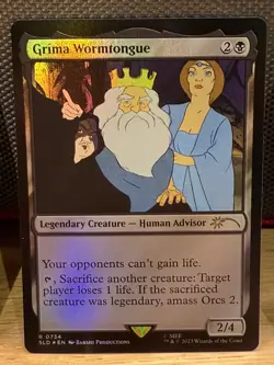 Mtg Secret Lair- Grima Wormtongue - Foil -NM - Image 1