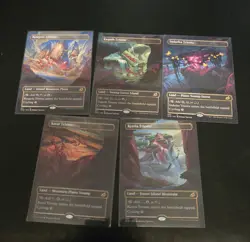 Triome Land Set of 5 Ikoria Lair of Behemoths (IKO), MTG - Image 1
