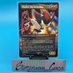 MTG Shadow the Hedgehog Borderless Sonic Secret Lair Non-Foil - Image 1