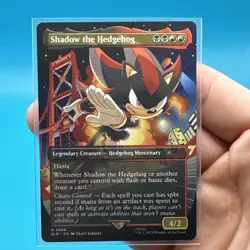 MTG Shadow the Hedgehog Borderless Sonic Secret Lair Non-Foil - Image 3