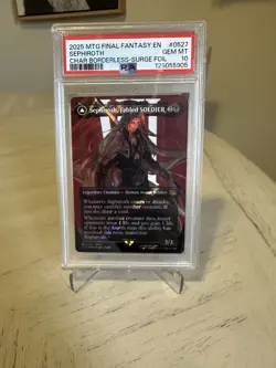 Sephiroth, Fabled Soldier SURGE Foil 0527 MTG Final Fantasy *GEM MINT PSA 10* - Image 1