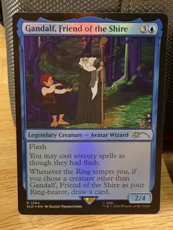 Mtg Secret Lair- Gandalf, Friend of the Shire - Foil -NM - Image 1
