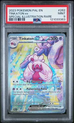 2023 POKEMON PAL EN-PALDEA EVOLVED SPECIAL ILLUSTRATION RARE TINKATON EX PSA 9 - Image 1