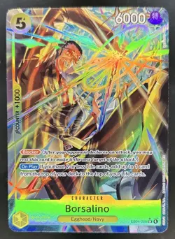 2026 One Piece Adventure on Kami's Island Borsalino Alternate Art #EB04-058 - Image 1