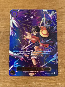 One Piece (OP-13) Carrying On His Will Monkey.D.Luffy SP OP09-119 Alternate Art - Image 1