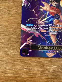 One Piece (OP-13) Carrying On His Will Monkey.D.Luffy SP OP09-119 Alternate Art - Image 2