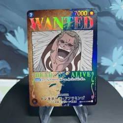 One Piece Donquixote Doflamingo ST03-009 Japanese SP Wanted Poster NM - Image 1