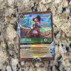 Disney Lorcana TCG Azurite Sea Cruise Daisy Duck Pirate 16/P3 Rare DCL Exclusive - Image 1