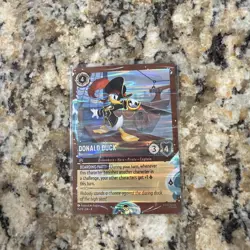 Disney Lorcana TCG Azurite Sea Donald Duck Buccaneer 15 / P3 Cruise Holo Promo - Image 1