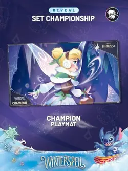 Lorcana Winterspell Store Champion Playmat Brand New Sealed - Image 1