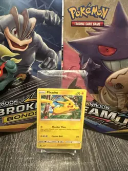 Pikachu SM04 Sun and Moon Black Star Promo Pokemon Card Target Exclusive SEALED - Image 2