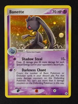 Banette 1/101 Hidden Legends Holo SWIRL Pokemon Card - Image 1