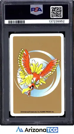 Pokemon 2000 Shuckle 213 10 Of Clubs Gold Playing Card Japanese GEM MINT PSA 10 - Image 2