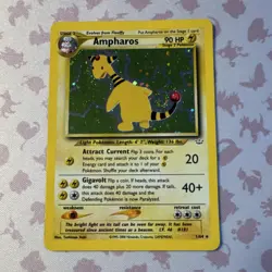 Pokemon Ampharos Neo Revelation 01/64 Holo Rare Unlimited English Card - Image 1