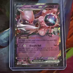 Pokemon TCG Team Rockets Mewtwo EX Double Rare Card 081/182 - Image 1