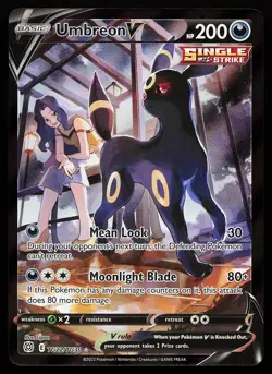 Umbreon V TG22/TG30 Holo Brilliant Stars Trainer Gallery Pokemon Card - Image 1