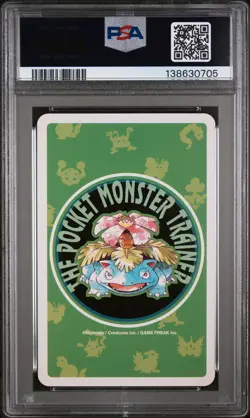 1996 POKEMON GREEN VERSION PLAYING CARDS 9 OF HEARTS #036 CLEFABLE PSA 10 - Image 2