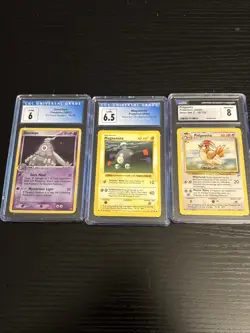 3 CGC Graded Pokemon Card Lot Vintage, Mid Era - Image 1