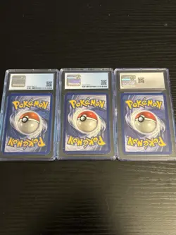 3 CGC Graded Pokemon Card Lot Vintage, Mid Era - Image 2