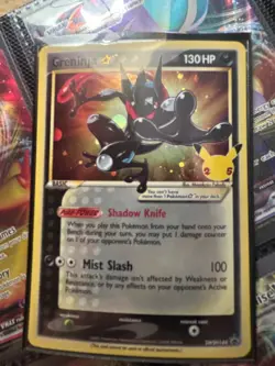 Greninja Gold Star - Celebrations Promo SWSH144 Pokemon Card NM - Image 2
