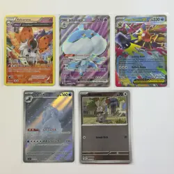 Pokemon Card Lot (5 Cards) - Vintage Modern Hyper Ultra IR SIR Reverse Holo Rare - Image 1