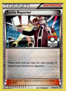 Battle Reporter - (Pokemon League) Reverse Holo Promo League & Championship Card - Image 1