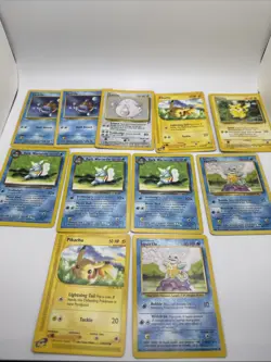 Pokemon Card Misc Lot Damaged - Heavy Wear Lot - Pikachu - Image 1