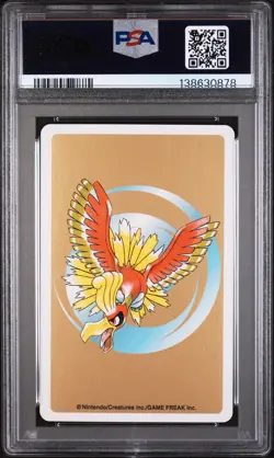 2000 POKEMON GOLD VERSION PLAYING CARDS 8 OF DIAMONDS #192 SUNFLORA PSA 10 - Image 2