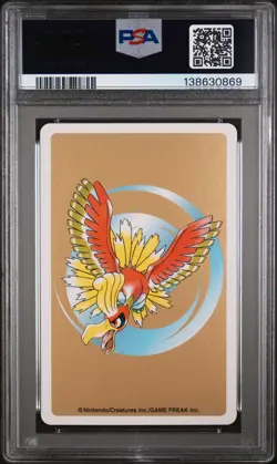 2000 POKEMON GOLD VERSION PLAYING CARDS QUEEN OF CLUBS #194 WOOPER PSA 10 - Image 2