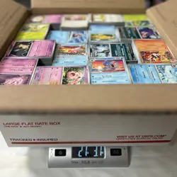 7,000 Pokemon Card Bulk Lot: 27LB SV/MEGA Common Uncommon Promo Non Holo Rare - Image 1