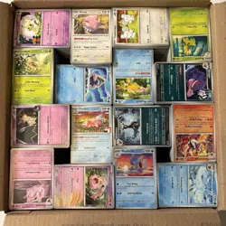 7,000 Pokemon Card Bulk Lot: 27LB SV/MEGA Common Uncommon Promo Non Holo Rare - Image 2