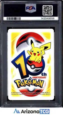 Pokemon 2006 Lugia King Of Spades Pokemon 10th Anniversary Playing Cards PSA 10 - Image 2