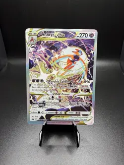 Pokemon Deoxys VSTAR TCG Crown Zenith Galarian Gallery Ultra Rare Card GG46/GG70 - Image 1