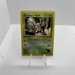Giovanni's Pinsir 24/132 Gym Challenge Rare Pokemon Card LP - Image 1
