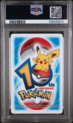 POKEMON CENTER 10TH ANNIVERSARY PLAYING CARDS BLUE DECK CASTFORM/SPINDA PSA 8 - Image 2