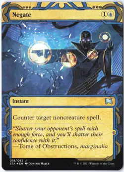 Negate U Strixhaven: Mystical Archives 18 LP Foil - Image 1