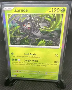 NM Zarude 011/191 SSP EN Holo Rare Pokemon Surging Sparks 2024 - Image 1