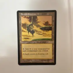 MTG Serra's Sanctum Urza's Saga Rare Legendary Land Regular 1998 Wizards - Image 1