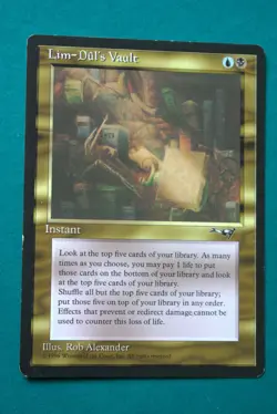 Lim-Dul’s Vault - MTG - Alliances - Lightly Played - Magic the Gathering - Image 1