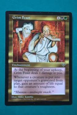 Grim Feast - MTG - Mirage - Lightly Played - Magic the Gathering - Image 1