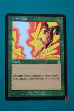 Avoid Fate - MTG - Time Spiral - Never Played but DAMAGED (SEE PICS) - Magic The - Image 1