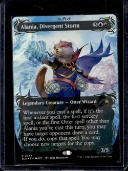 2024 Magic MTG Bloomburrow Alania Divergent Storm BL Refractor #344 - Image 1